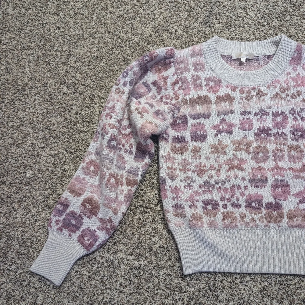 LoveShackFancy Kristen Pullover Sweater in Stardust Fantasy - Picture 5 of 14